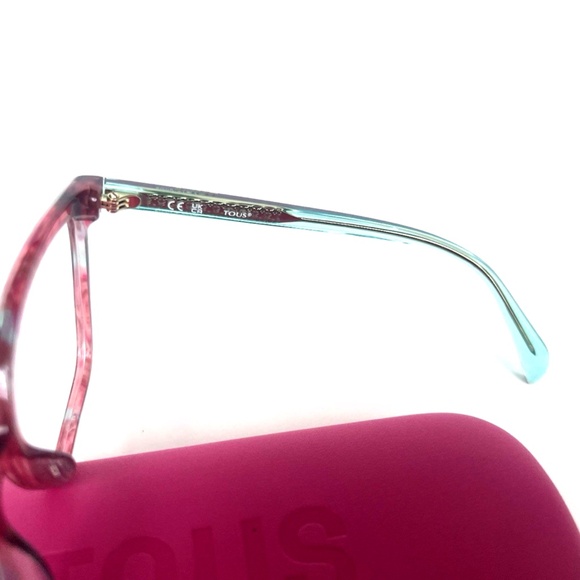 New TOUS Frames VTOB55 VC7 Eyeglasses Size 53 16 135 Pink Women Acetate - Picture 3 of 11